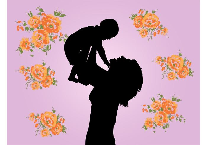 Download Mother And Child Graphics - Download Free Vector Art ...