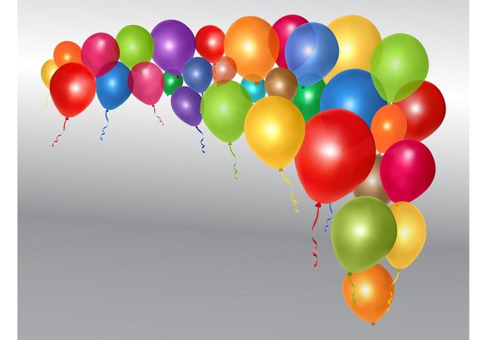 Shiny Vector Balloons Shiny Vector Balloons