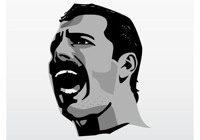 Singing Freddie Mercury Singing Freddie Mercury