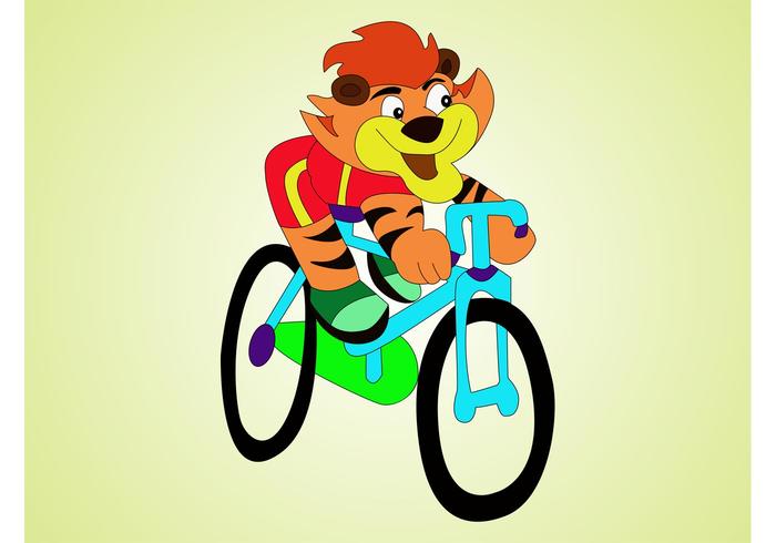 Tiger On Bike Tiger On Bike