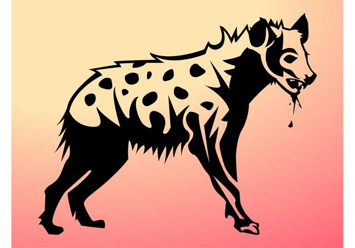 Hyena Vector Hyena Vector