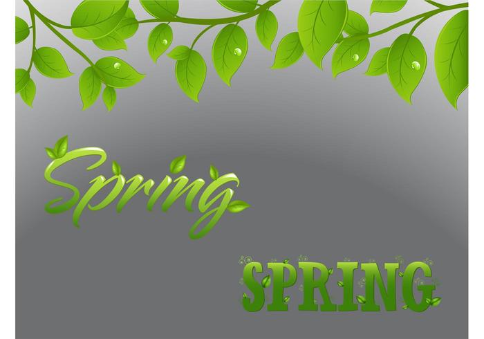 Spring Text Art Spring Text Art