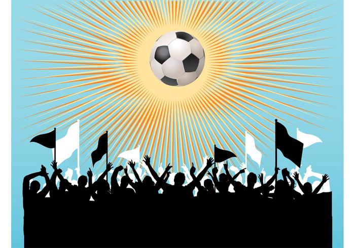 Football Fans Vector Football Fans Vector
