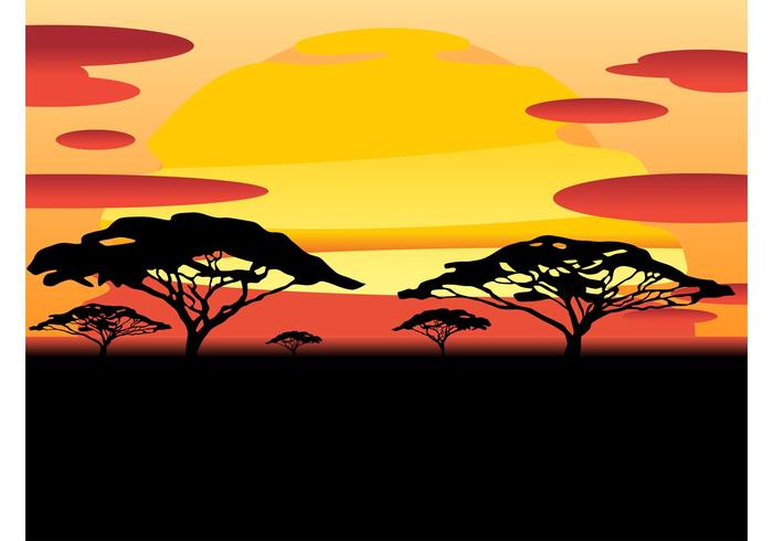 Sunset Vector Sunset Vector