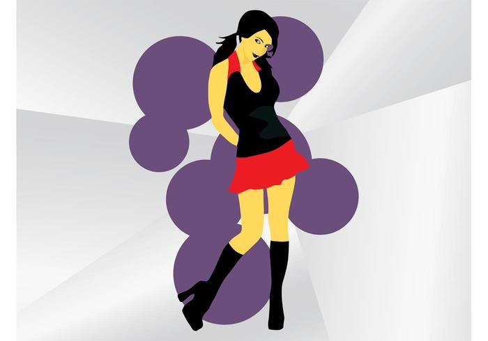 Cute Girl Vector Cute Girl Vector