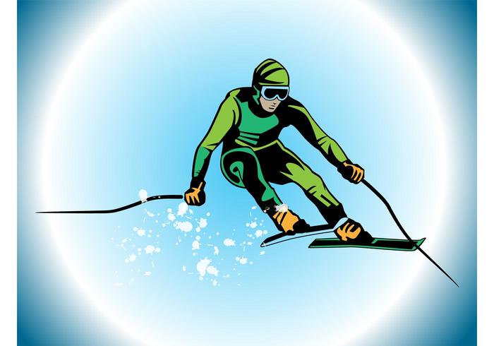 Skier Vector Skier Vector