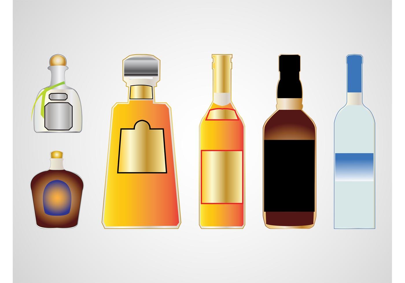 Liquor Bottles - Download Free Vector Art, Stock Graphics & Images