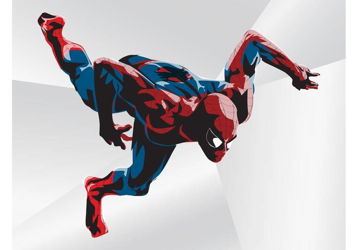 Hombre araña vector