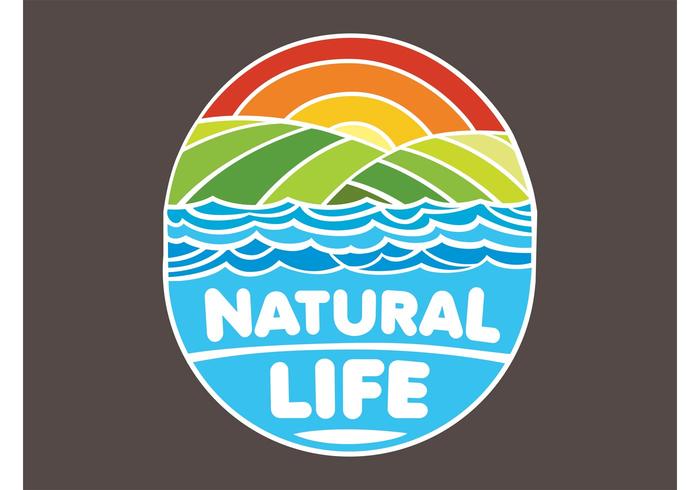 Logotipo de la naturaleza vector