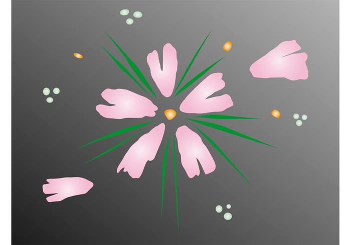 Blooming Flower Vector Blooming Flower Vector