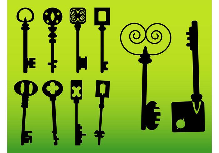 Keys Silhouettes Keys Silhouettes