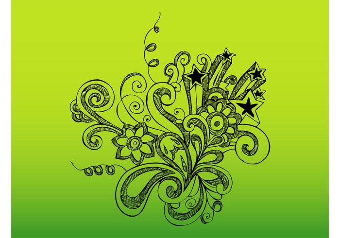 Floral Doodles Floral Doodles