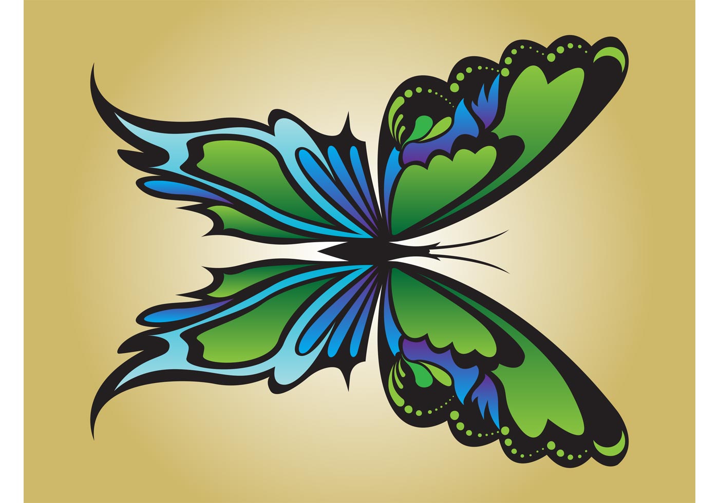 Download Beautiful Butterfly - Download Free Vector Art, Stock Graphics & Images