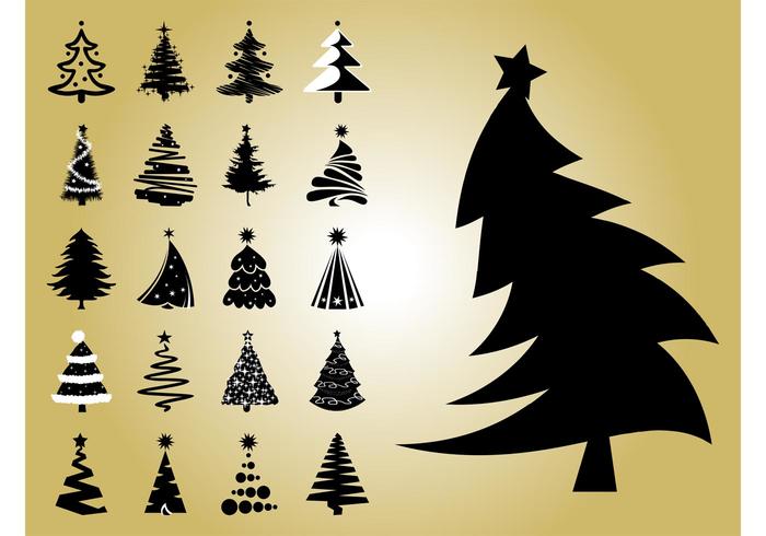 Christmas Tree Vectors Christmas Tree Vectors
