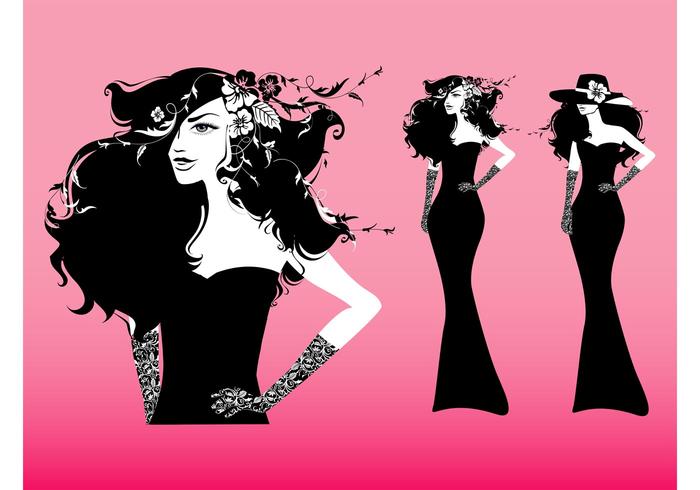 Fashion Girl Vector Fashion Girl Vector
