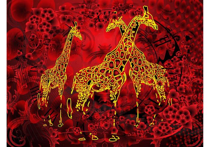Giraffes Artwork Giraffes Artwork