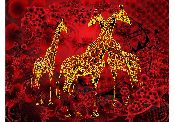 Giraffes Artwork