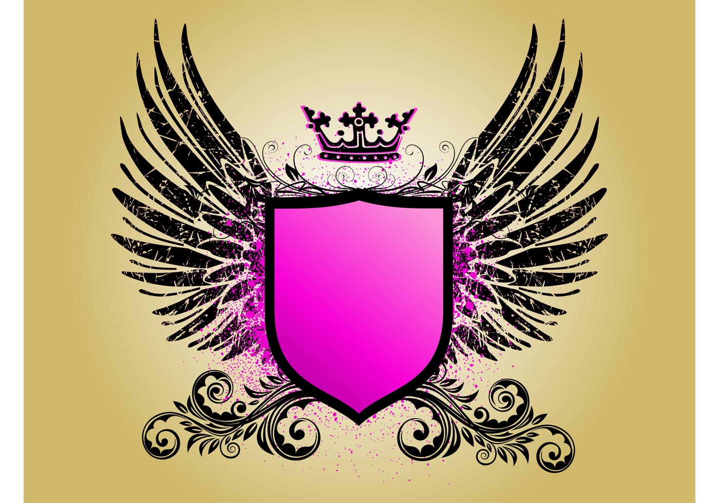 Download Royal Shield Design - Download Free Vector Art, Stock Graphics & Images