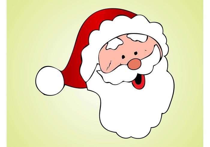 Santa Head Cartoon Santa Head Cartoon