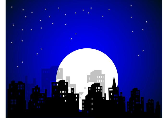 City Night Vector City Night Vector