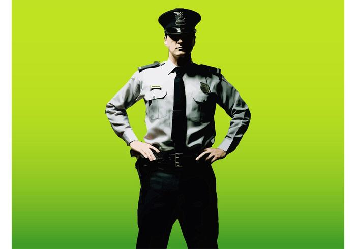 Security Guard Vector Security Guard Vector