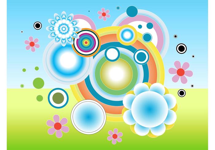 Circles Flowers Circles Flowers