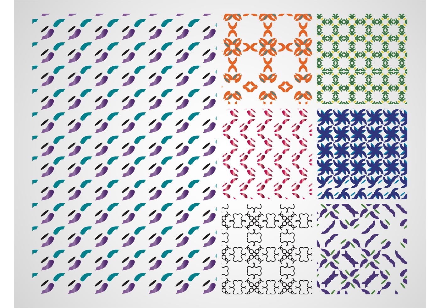 Download Colorful Patterns Design - Download Free Vector Art, Stock Graphics & Images