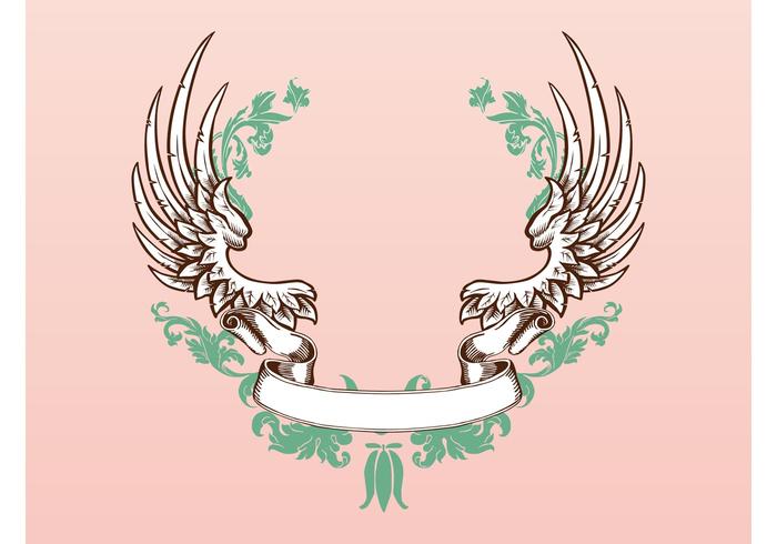 Wings And Ribbon Wings And Ribbon