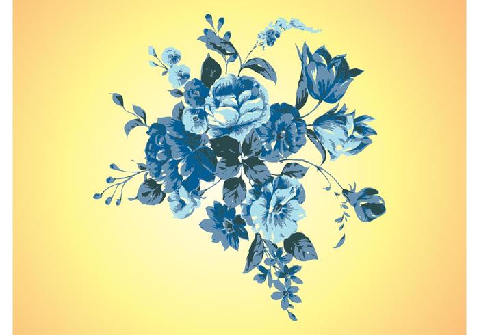 Retro Flowers Vector Retro Flowers Vector