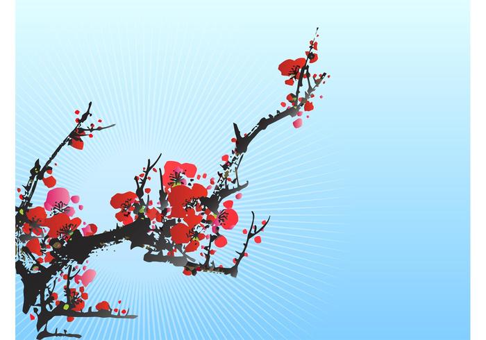 Blooming Plum Tree Blooming Plum Tree