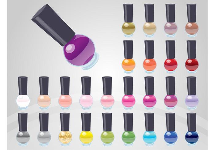 Nail Polish Vectors Nail Polish Vectors