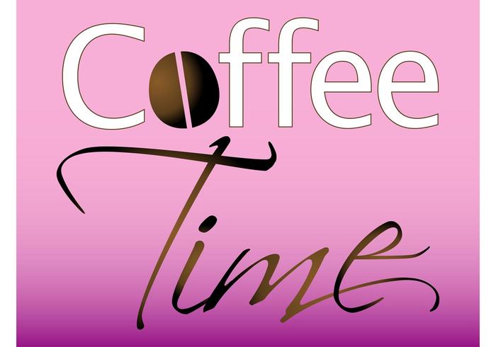 Coffee Time Vector Coffee Time Vector