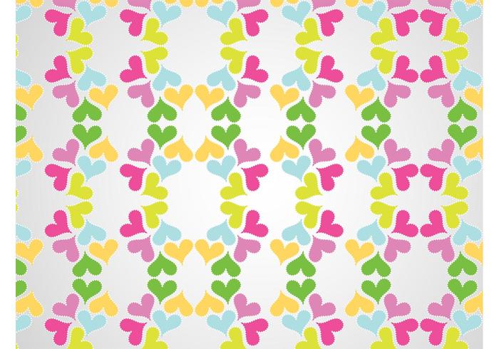 Love Pattern Vector Love Pattern Vector