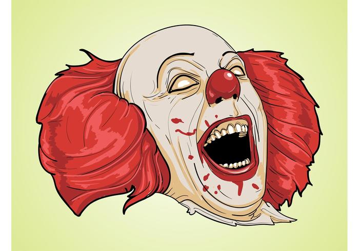 Payaso de Pennywise vector