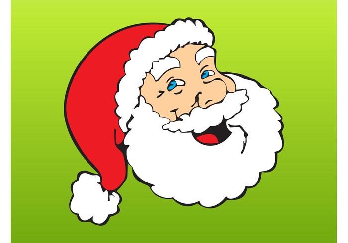 Happy Santa Head Happy Santa Head