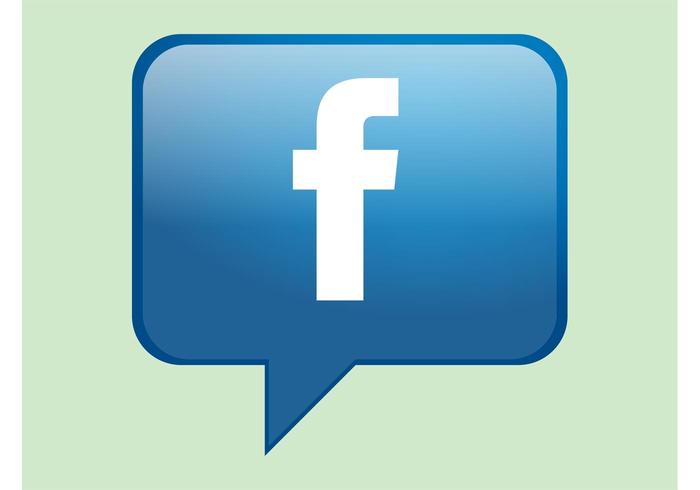 Burbuja de Facebook vector