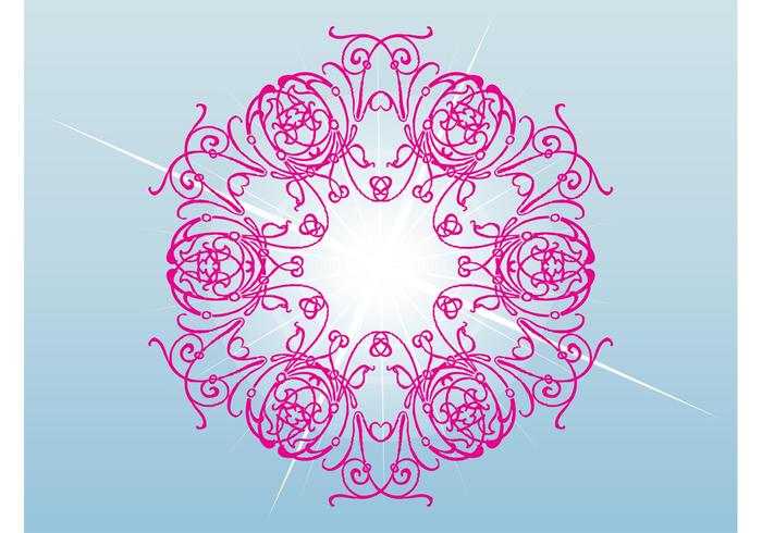 Pink Flower Vector Pink Flower Vector