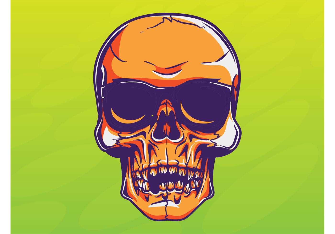 Cool Skull Vector - Download Free Vector Art, Stock Graphics & Images
