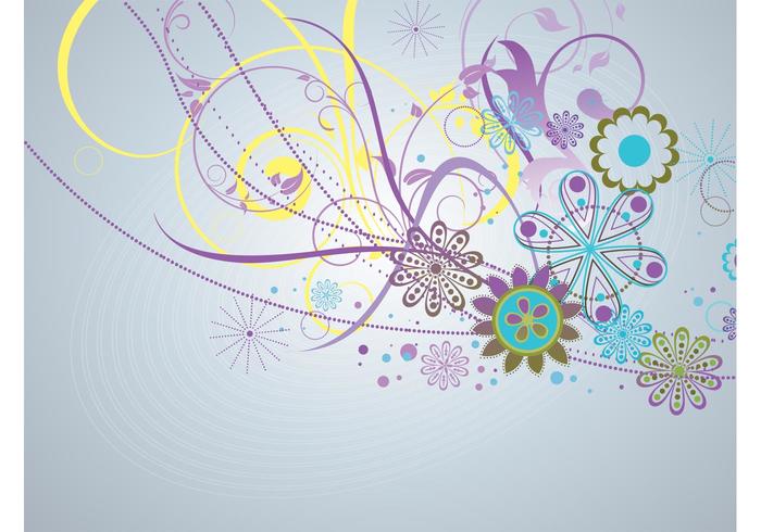 Decorative Flowers Layout Decorative Flowers Layout