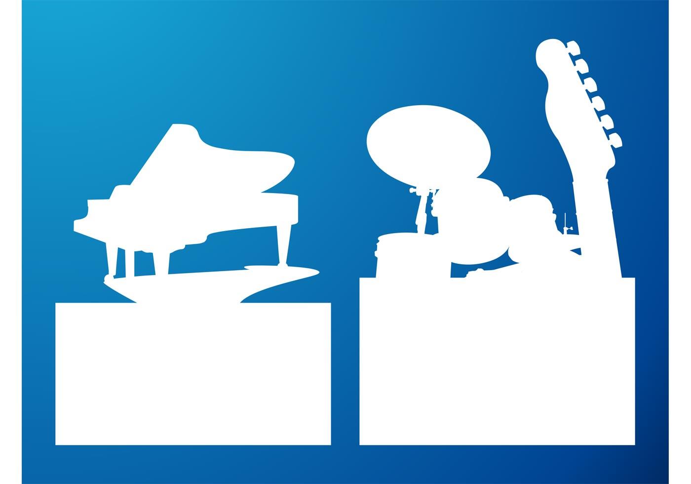 Musical Silhouettes - Download Free Vector Art, Stock Graphics & Images