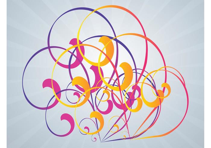 Colorful Swirls Vector Art Colorful Swirls Vector Art