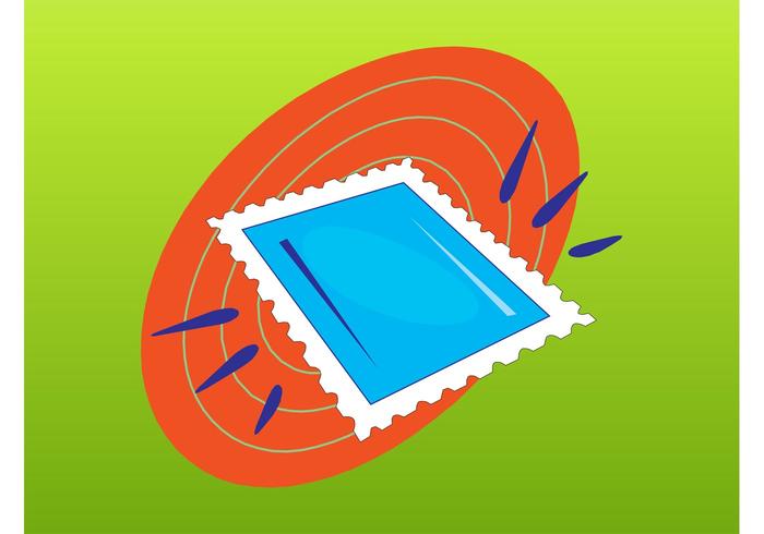 Post Stamp Vector Post Stamp Vector