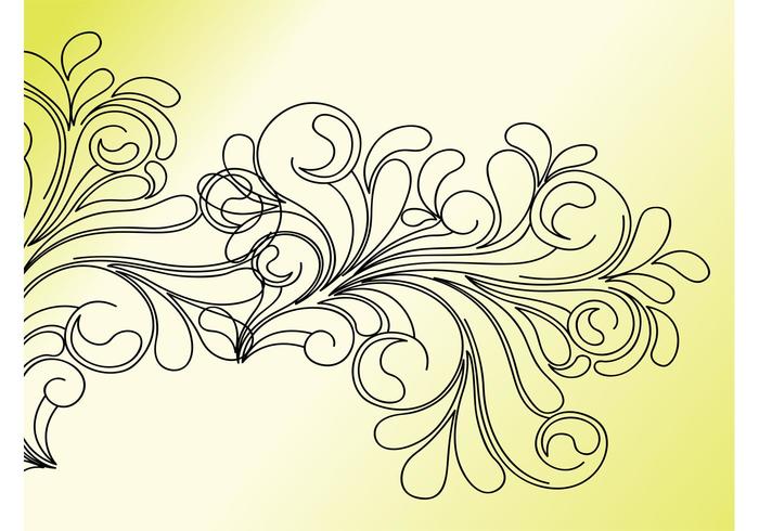 Flower Swirls Clip Art Flower Swirls Clip Art