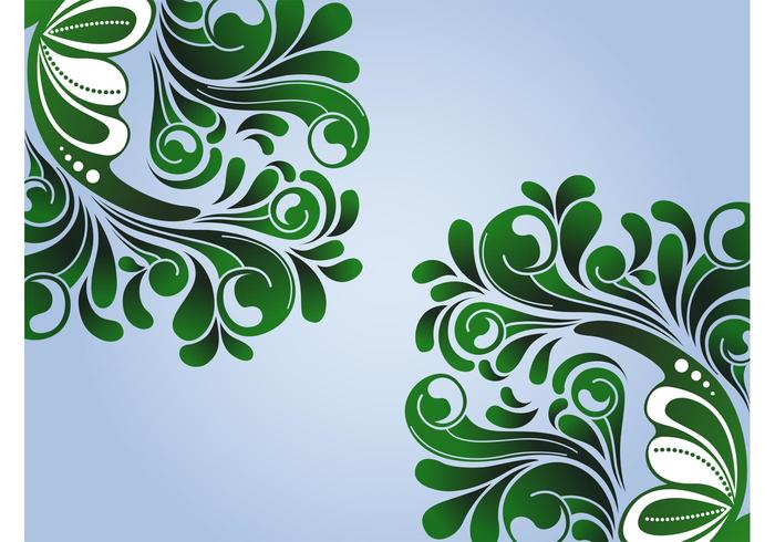 Spring Swirls Vector Graphics Spring Swirls Vector Graphics