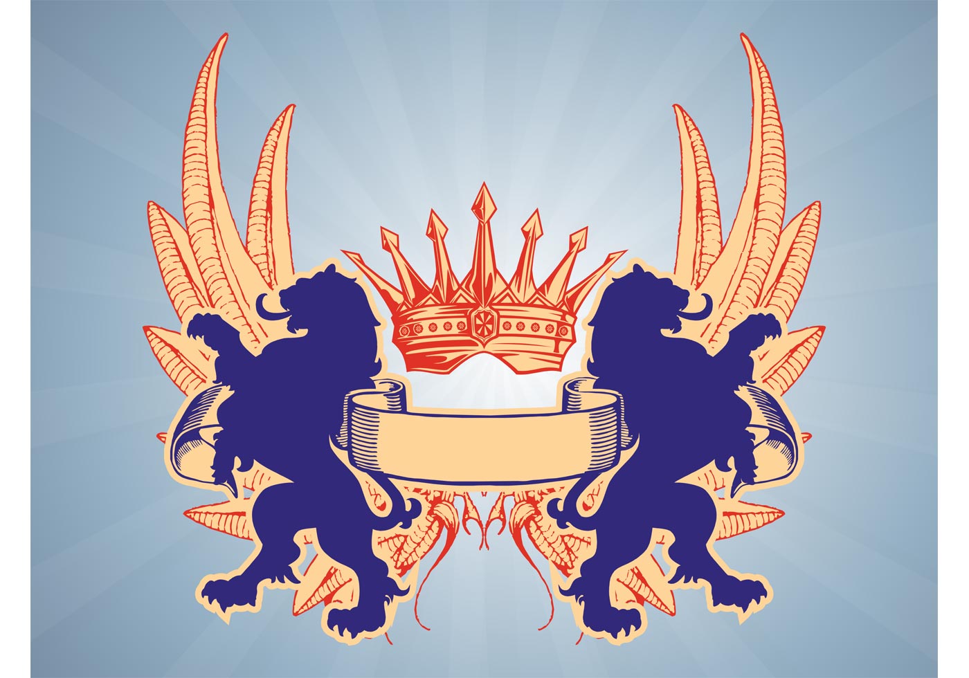 Heraldry Lions - Download Free Vector Art, Stock Graphics ...