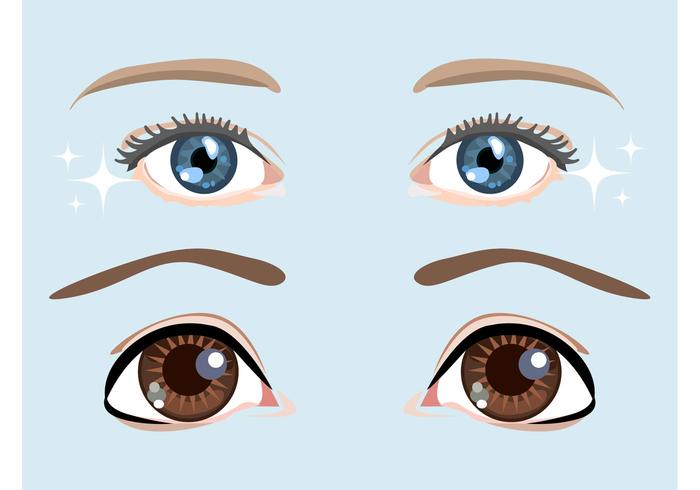 Cartoon Eyes Vector Cartoon Eyes Vector