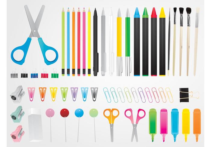 Stationery Vectors Stationery Vectors