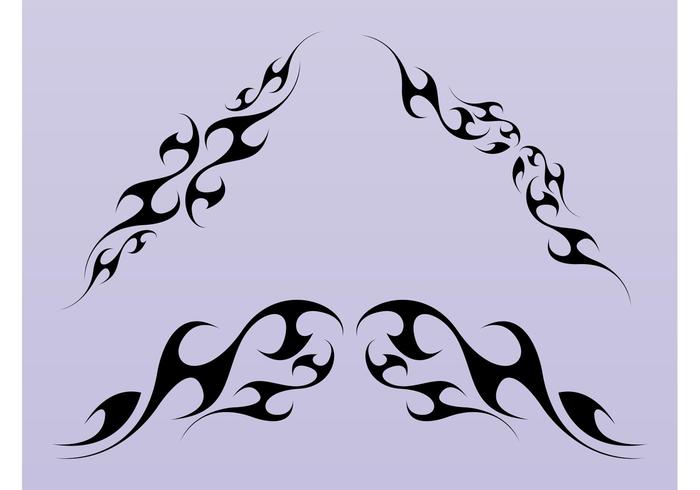 Tribal Swirls Shapes Tribal Swirls Shapes