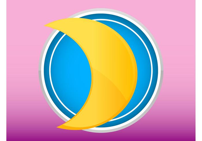 Moon Logo vector