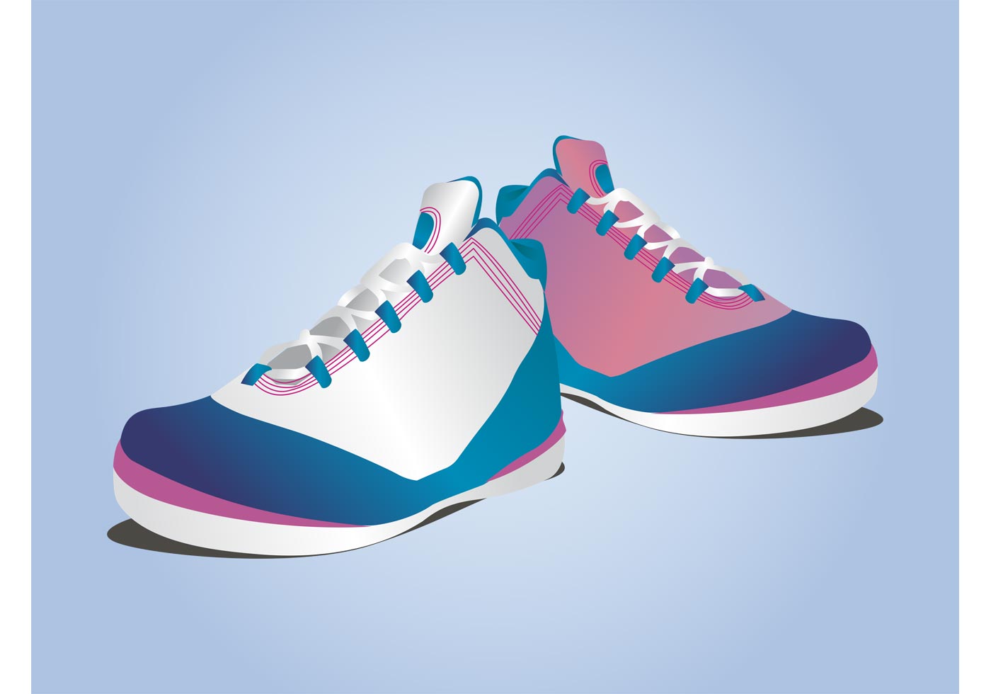 Download Sports Shoes - Download Free Vector Art, Stock Graphics ...